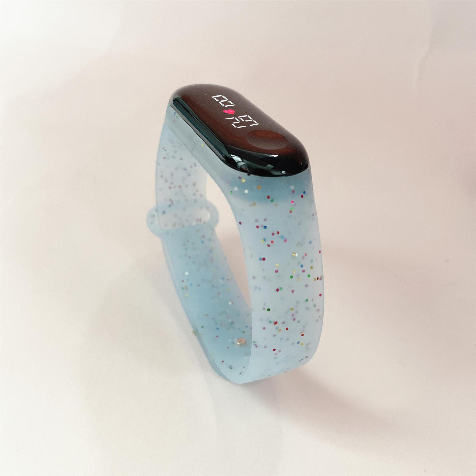Kids Digital Silicone Watch – 50m Waterproof, Touch Screen, 7 Colours