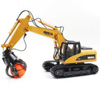 Alloy RC Ball-Grabbing Machine Toy – Electric Remote Control Engineering Vehicle with Lights & Sounds