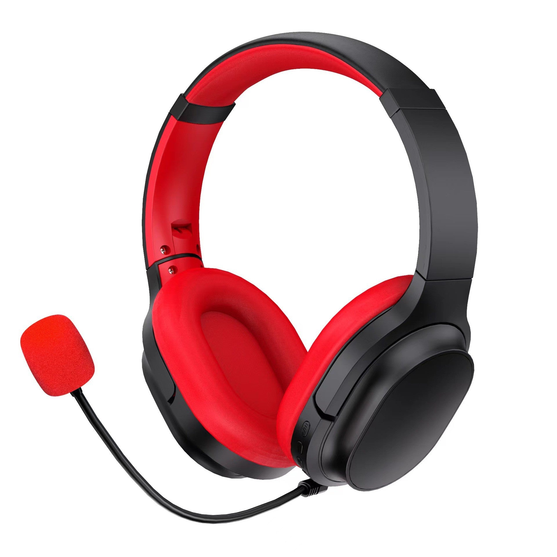 Over-Ear Bluetooth Gaming Headphones with Bass & Built-in Mic
