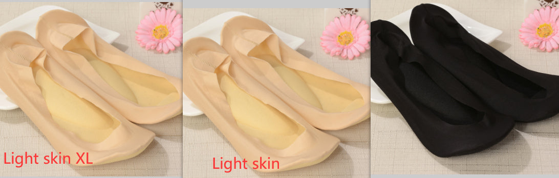 3D Air Cushion Invisible Boat Socks | Massage Sole, Silicone Grip, No-Show Women's Socks | HOORIVA