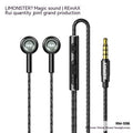 Monster Remax Metal In-Ears Earphone Tws Earbuds Wired Type-C Lightning Round Hole E-Sports Headphones For A Pple H Uawei Xiaomi