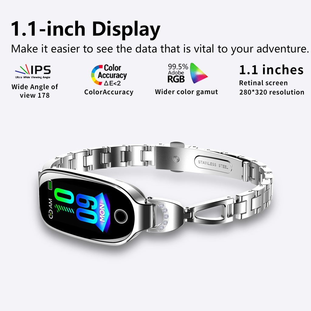 Women's Smartwatch – Heart Rate, Menstrual Cycle & Health Tracker