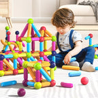 Magnetic Building Blocks Educational Toy Set | 14 to 149 Pieces | Kids STEM Construction Toy