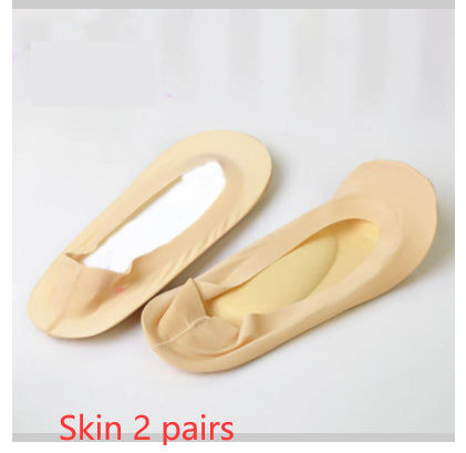 3D Air Cushion Invisible Boat Socks | Massage Sole, Silicone Grip, No-Show Women's Socks | HOORIVA