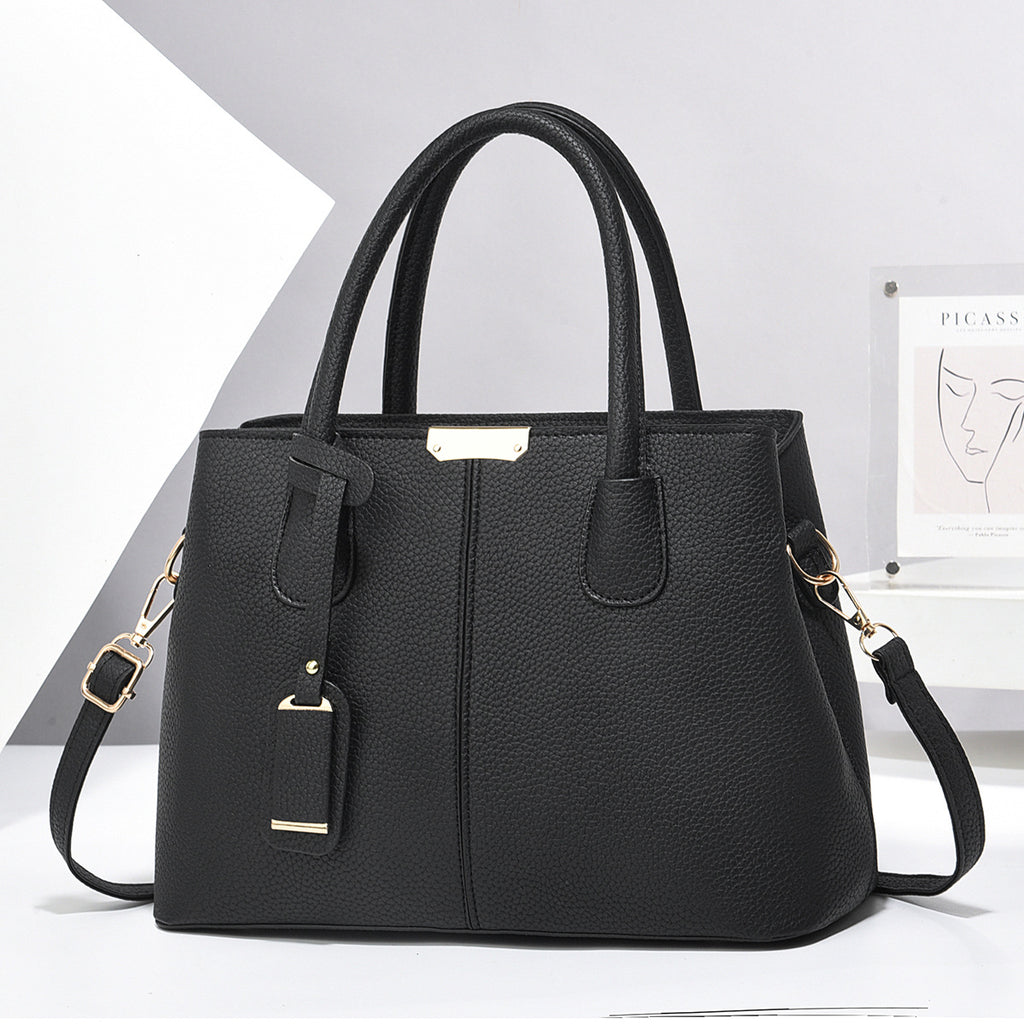 PU Leather Women's Square Shoulder Crossbody Bag — 30x21x13cm, 10 Colour Options