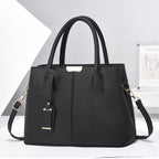 PU Leather Women's Square Shoulder Crossbody Bag — 30x21x13cm, 10 Colour Options
