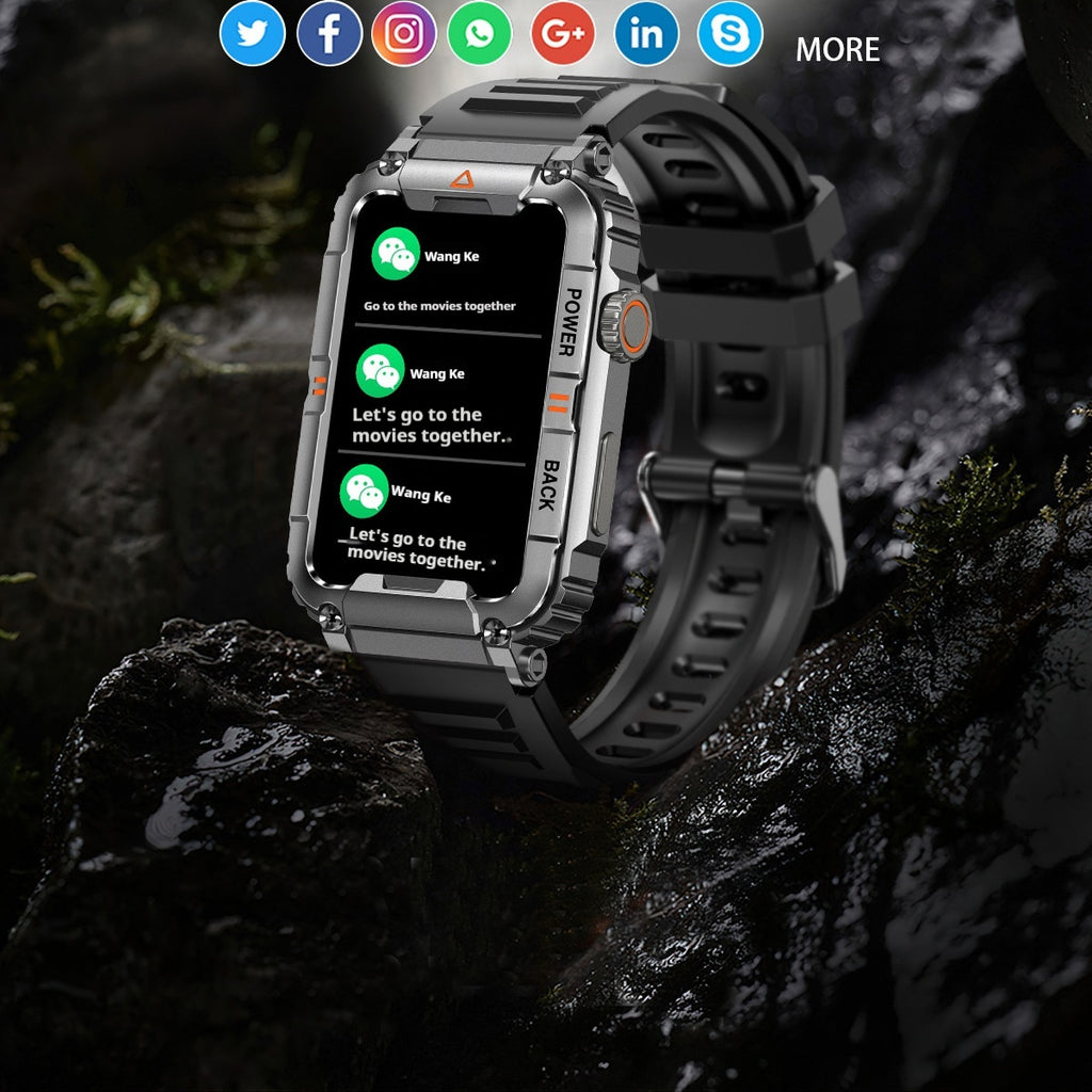 KR88 Smart Watch – Bluetooth Calling, Heart Rate & Blood Oxygen Monitor | Hooriva