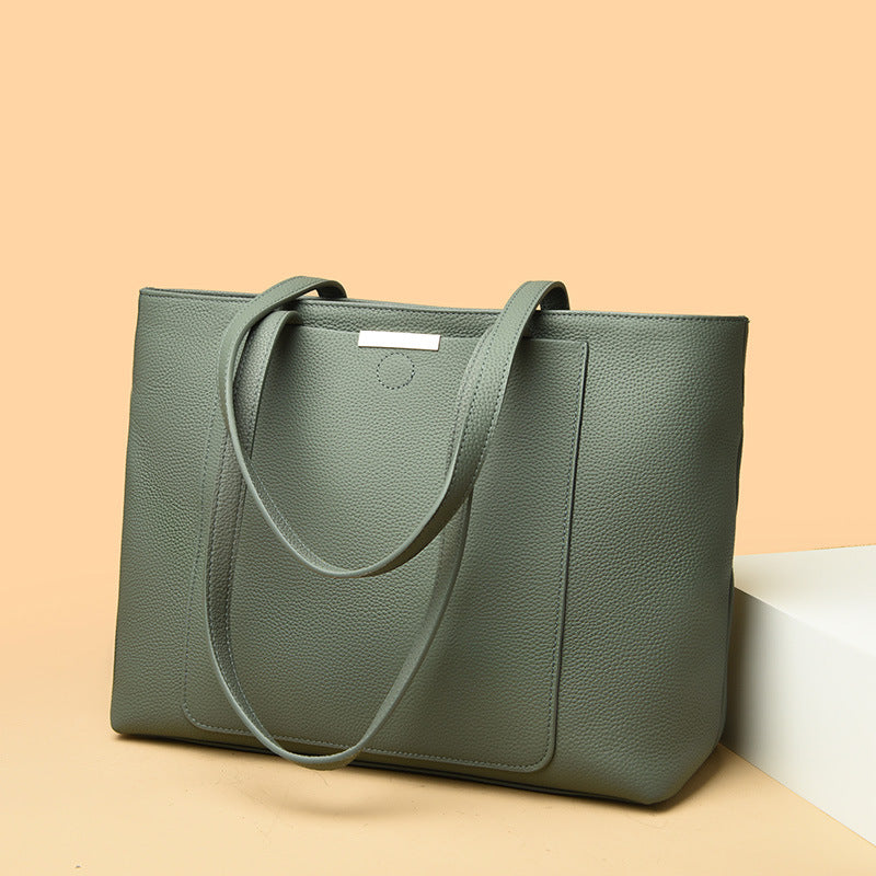 Tote Bag Women's Large Capacity Leather Shoulder Bag