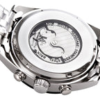 Men's Mechanical Watch | Transparent Case Back, Luminous, Calendar, 43mm Dial