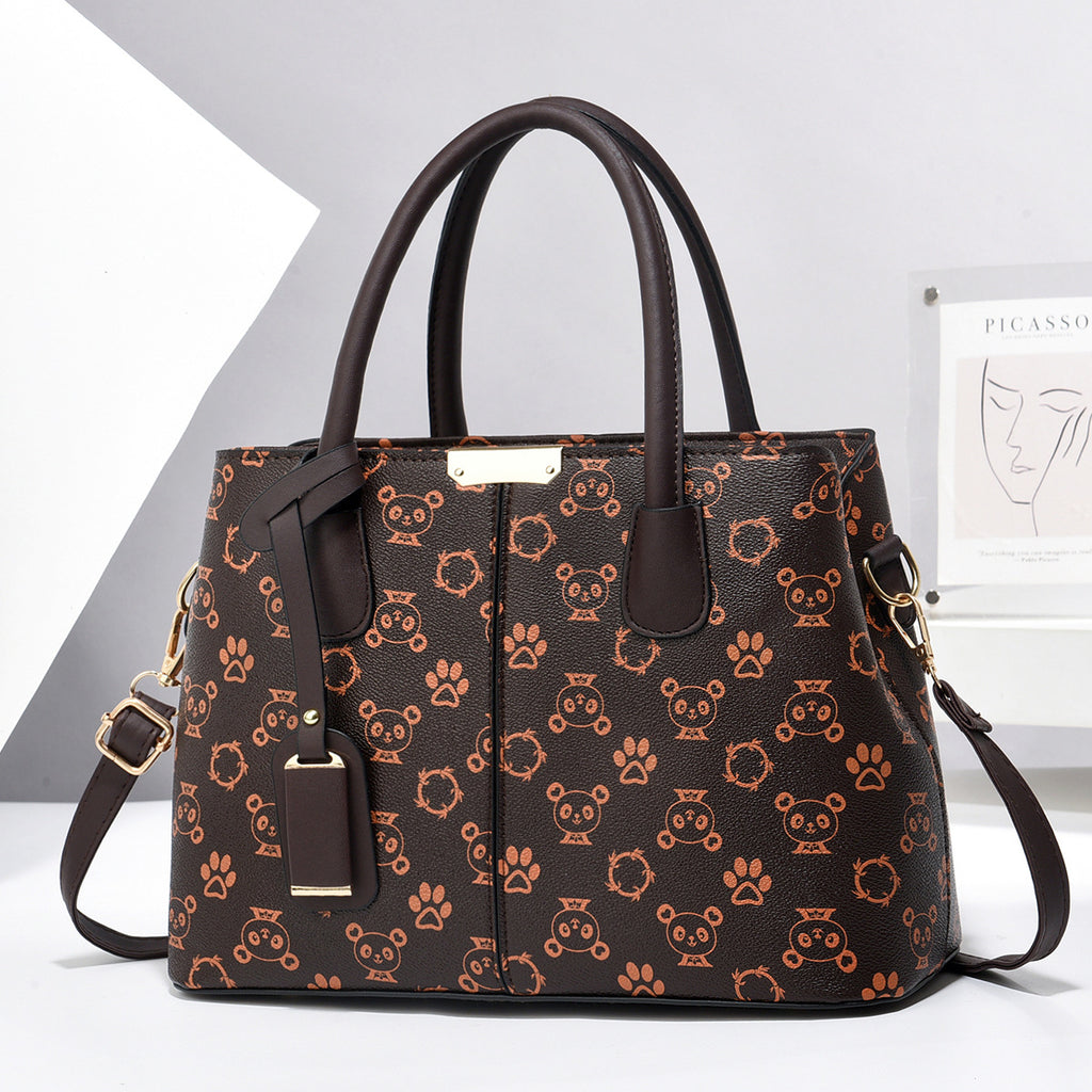 PU Leather Women's Square Shoulder Crossbody Bag — 30x21x13cm, 10 Colour Options