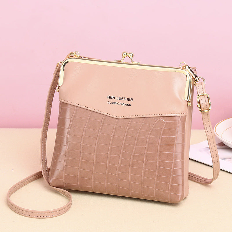 Women's Alligator Pattern Crossbody Bag – Retro PU Leather Shoulder Phone Bag