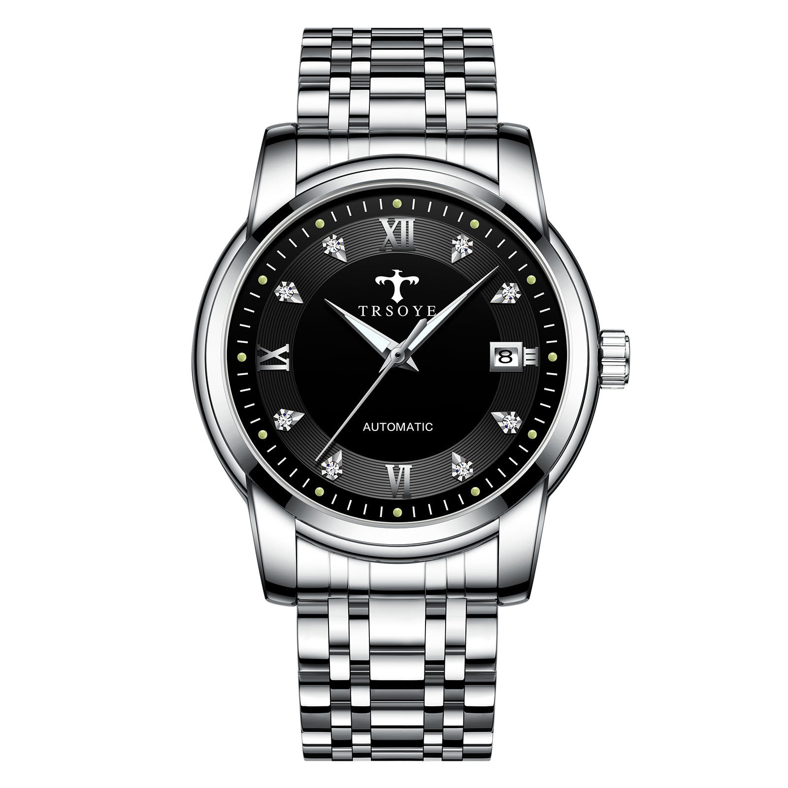 Men's Automatic Mechanical Watch | Luminous, 30m Waterproof, Transparent Case Back | HOORIVA
