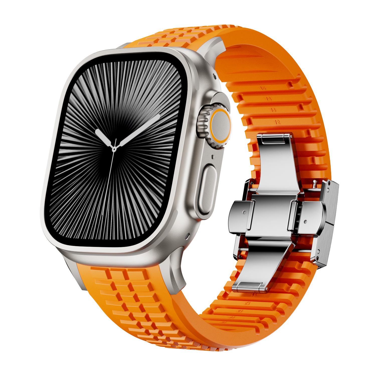 سوار ساعة أبل الرياضي من السيليكون | لونان، 10 ألوان، 42-49 ملم، لسلاسل الإصدار 1 إلى ألترا 2