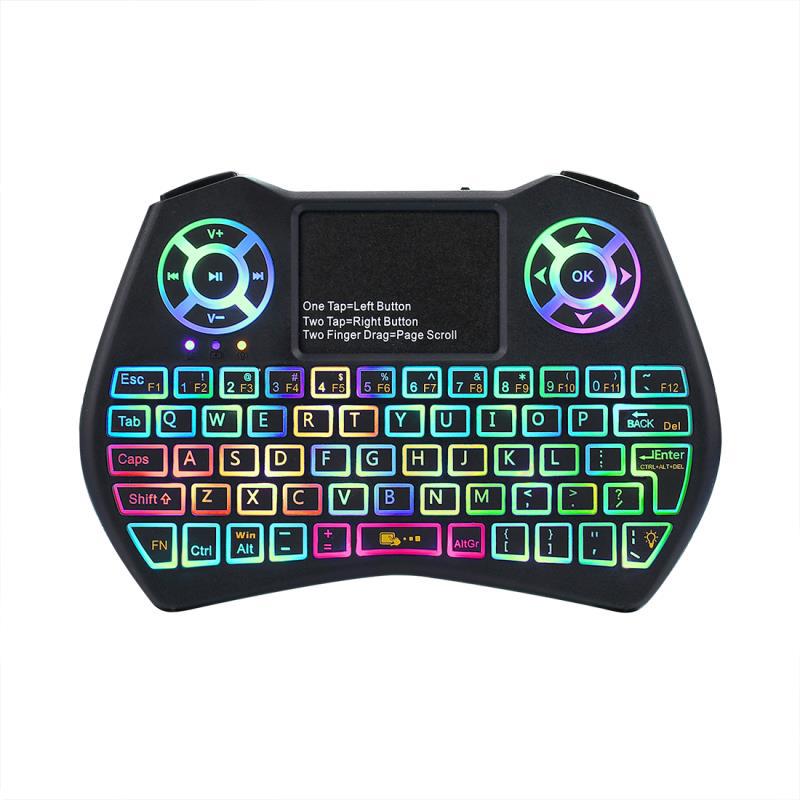 Mini Wireless Keyboard & Mouse with RGB Backlight