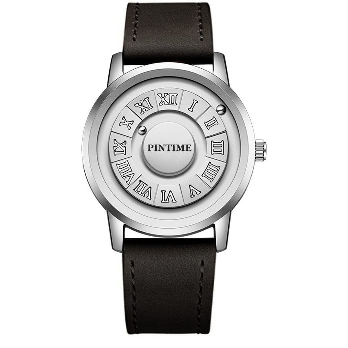 Fashion Concept Waterproof Watch | 12mm Slim, Black & Silver Case | HOORIVA