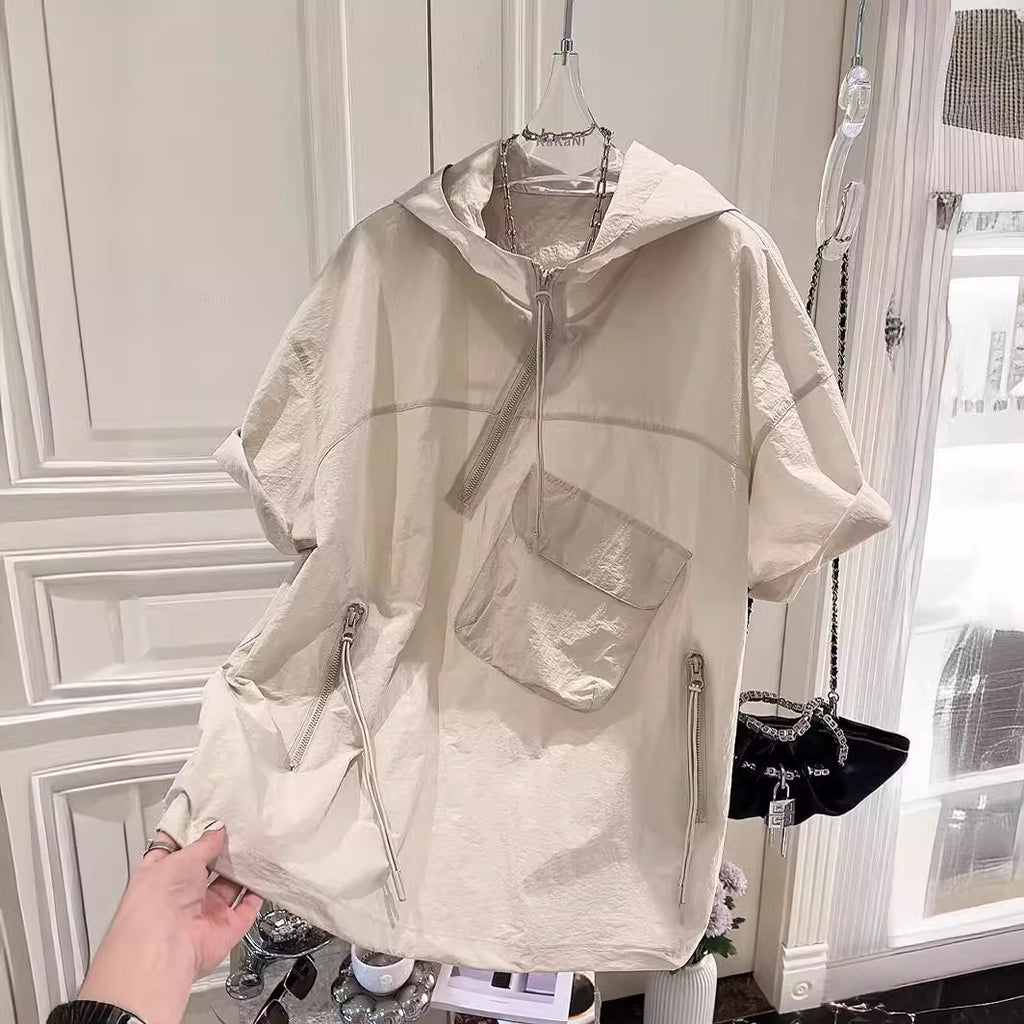 Women's Plus Size Loose Pullover T-Shirt – Cotton Blend, Casual, M–3XL | Hooriva