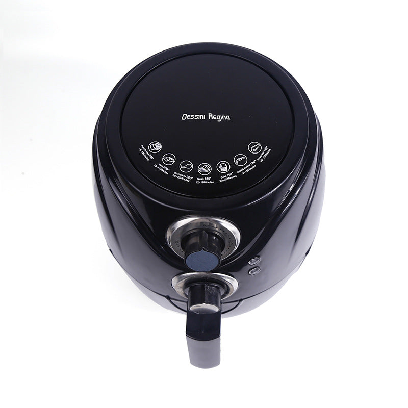 5L Multifunctional Air Fryer | 1200W Heating Pipe | Black & Pink | EU Plug