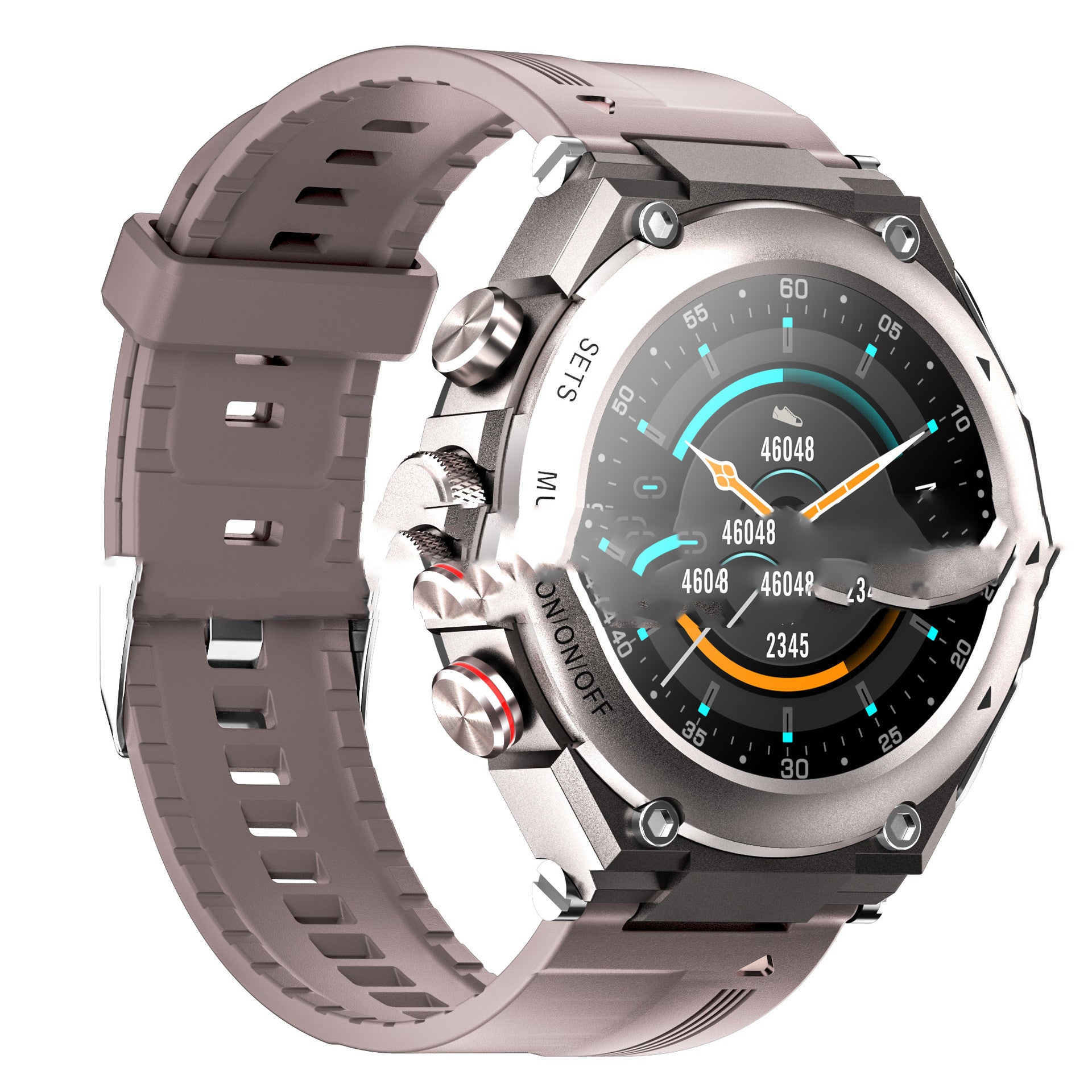 Smart Bracelet Watch – 2.4" Screen, Temperature Detection, Local Music & Health Monitoring