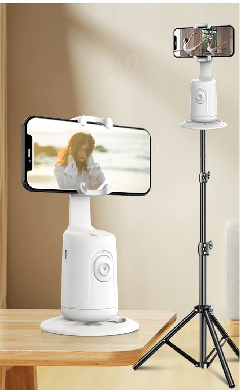 360° Smart Face Tracking Phone Holder with AI Auto Tracking