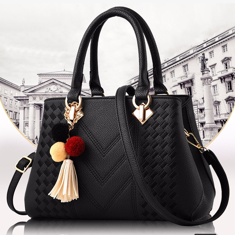 Women's PU Leather Crossbody Shoulder Bag – Multi-Pocket Handbag for Work, Travel & Shopping