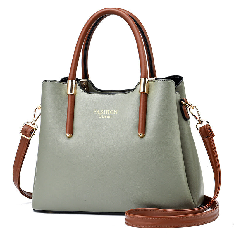 PU Leather Women's Shoulder Handbag — Vertical Square, Zipper, 7 Colours