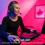 Cross-Border Over-Ear Bluetooth Headphones With Wireless Microphone - 2.4G Dual-Mode, Specialized For E-Sports, Gaming PCs & PS5