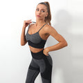 Women's Seamless Yoga Set – 2-Piece Sports Bra & Leggings for Fitness, Running & Yoga