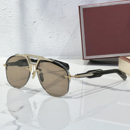 Light Luxury Metal INS-style Pilot Sunglasses For Sun Protection