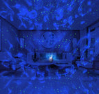 Aurora Planet Projector Night Light – Rotating Galaxy Lamp with Music