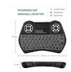 Mini Wireless Keyboard & Mouse with RGB Backlight