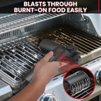 فرشاة تنظيف شواية الشواء الكهربائية - مزيل الشحوم والبقايا شديد التحمل