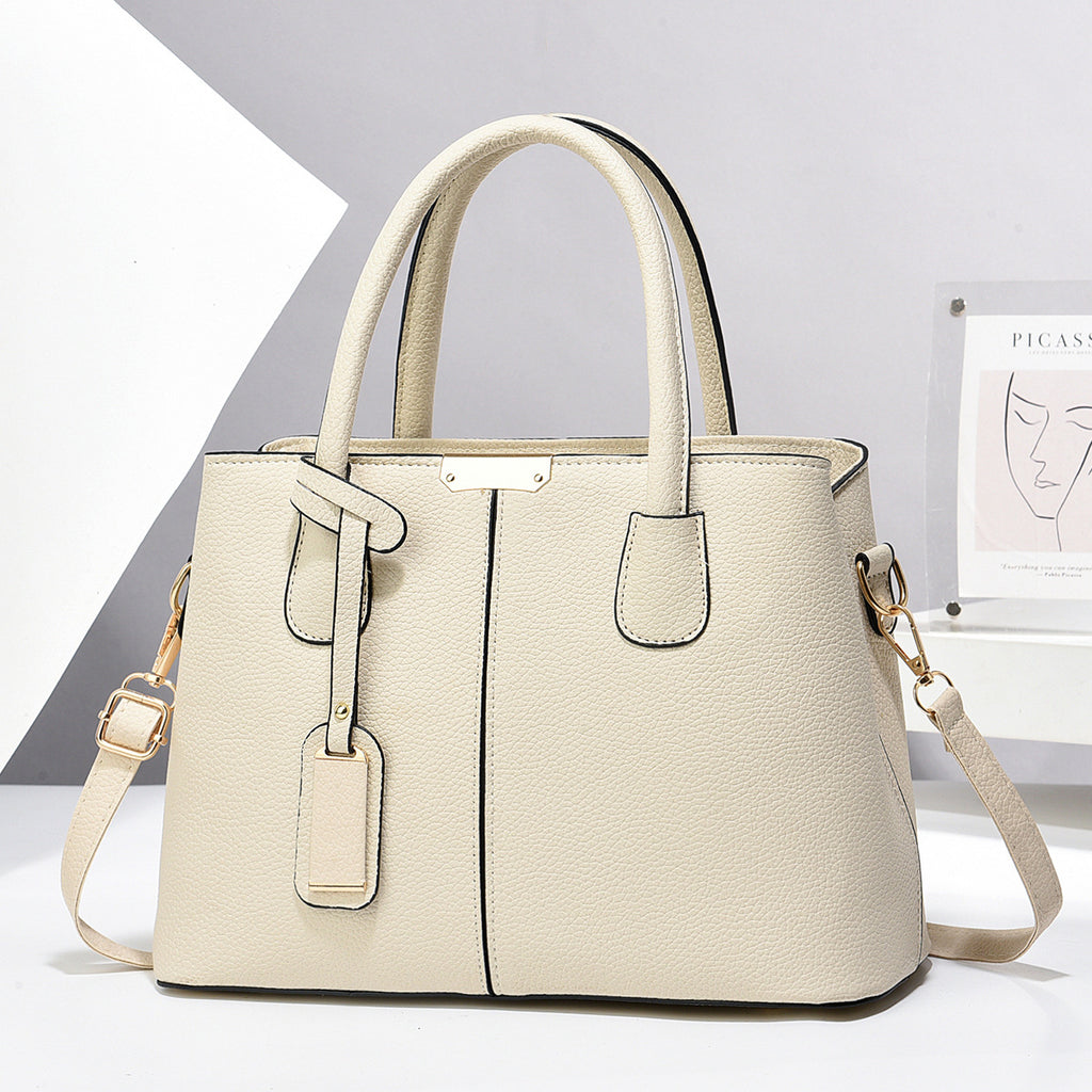 PU Leather Women's Square Shoulder Crossbody Bag — 30x21x13cm, 10 Colour Options