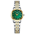 Women's Rhinestone Ultra-Thin Shell Face Watch | Casual Elegant Wristwatch in 6 Pastel Colourways