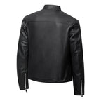 Men's PU Faux Leather Jacket | Slim Fit, Waterproof, M–8XL, Black & Coffee | HOORIVA