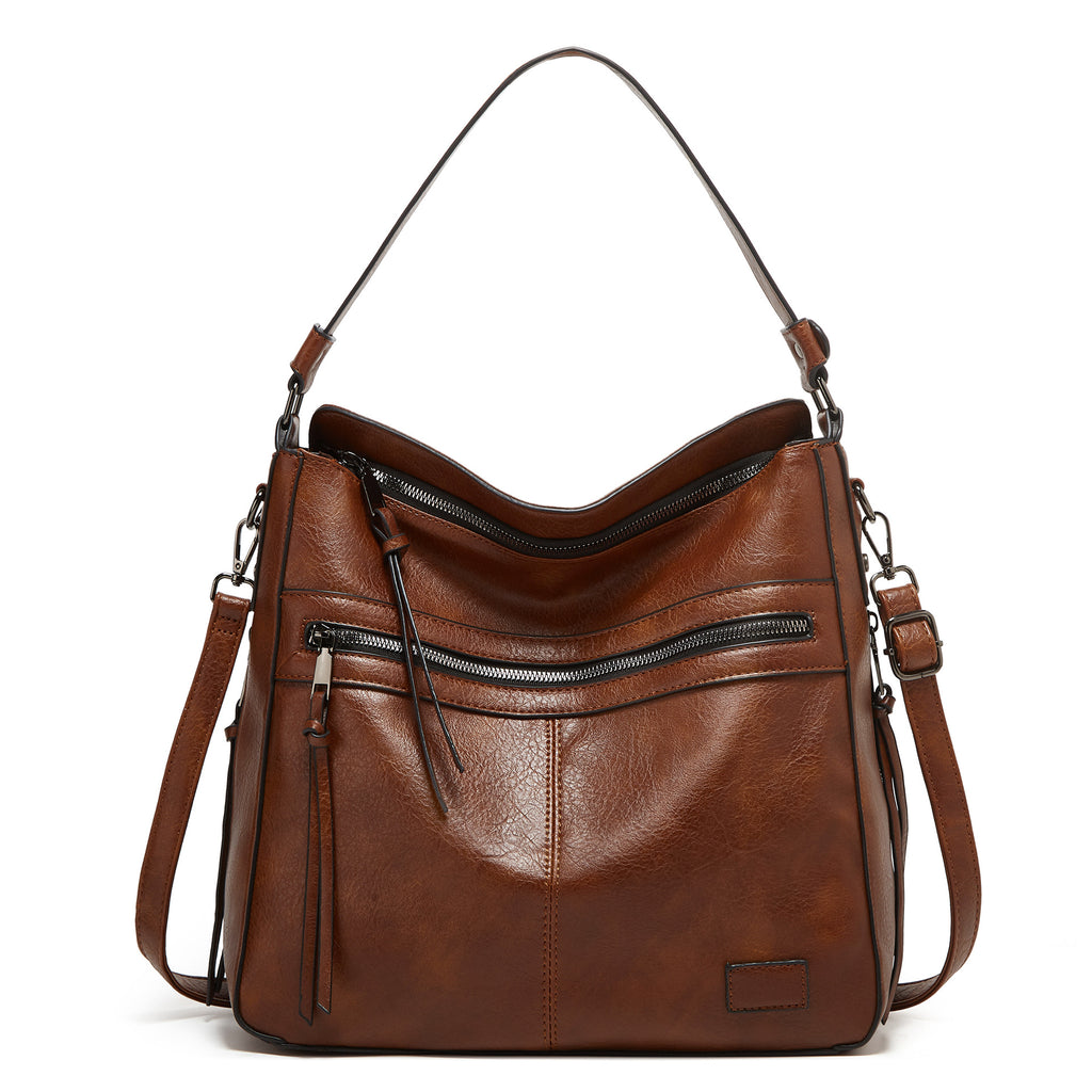 PU Leather Women's Shoulder Crossbody Tote Bag — Large Capacity, 6 Colour Options