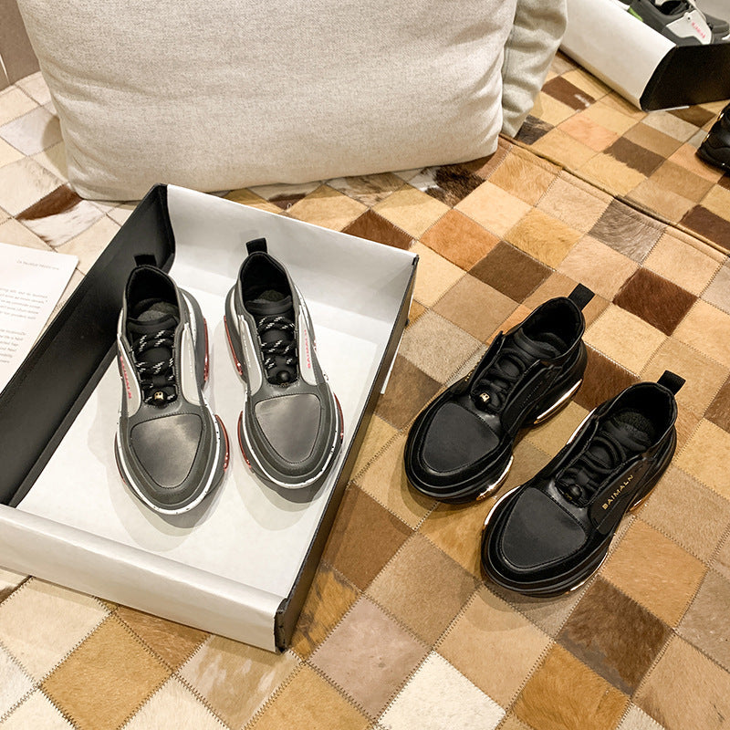 Women's Hollow Stretch Platform Sneakers – Heightened Casual Shoes