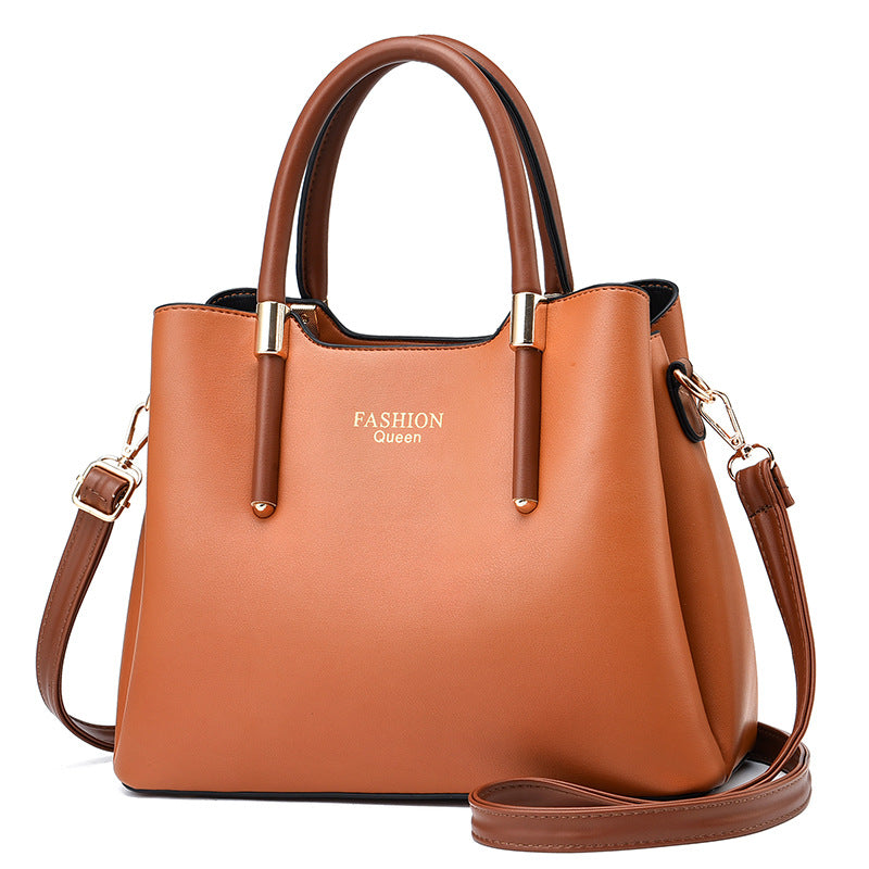 PU Leather Women's Shoulder Handbag — Vertical Square, Zipper, 7 Colours