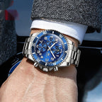 Men's Sports Steel Belt Watch | Multi-Function Wristwatch in 8 Colourways