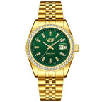 Men's Fashion Quartz Watch | Large Dial, Gold Tone, 13mm Slim Case | HOORIVA