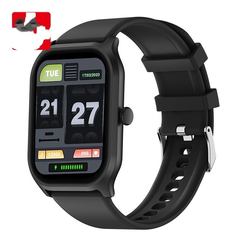 الساعة الذكية ZL8205 | NFC، قياس معدل ضربات القلب، ضغط الدم، مراقبة النوم، شاشة TFT