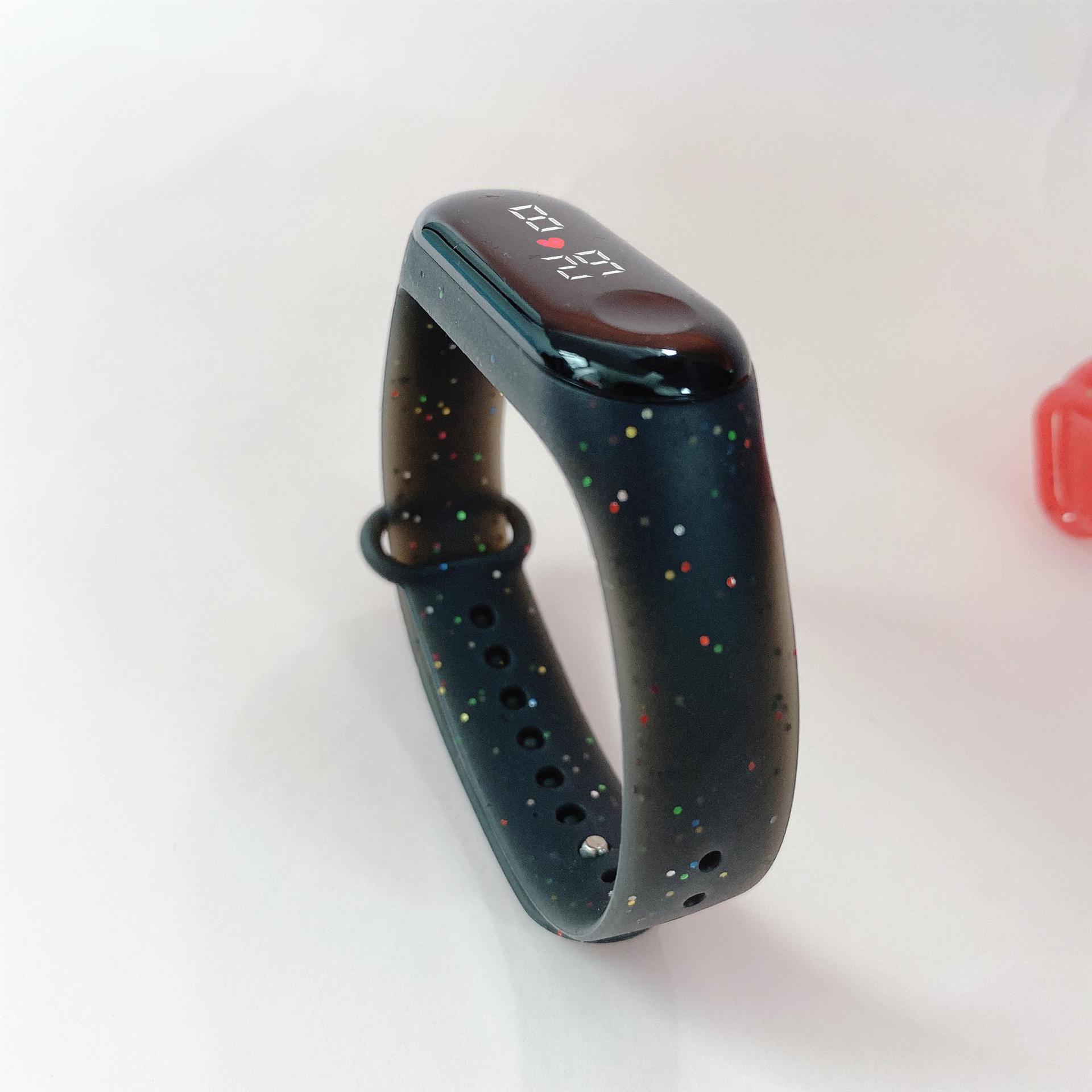 Kids Digital Silicone Watch – 50m Waterproof, Touch Screen, 7 Colours
