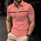 Men's Slim-Fit Polo Shirt | Short Sleeve, 7 Colours, S-3XL, Polyester, Casual & Smart