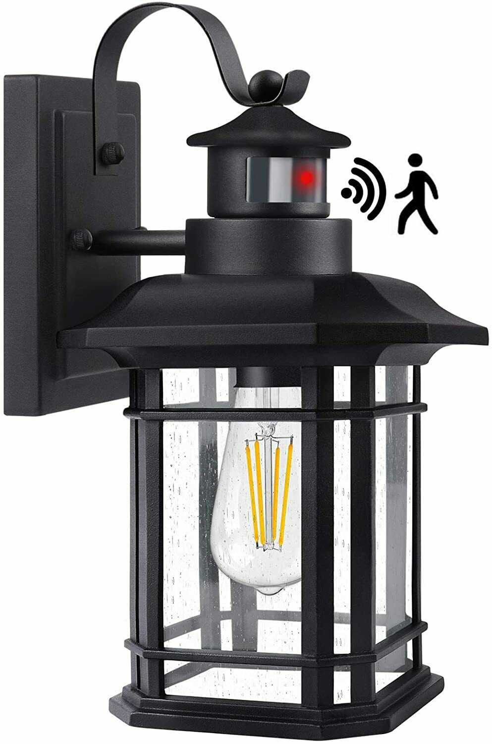 American Style Outdoor Motion Sensor Wall Light – E26