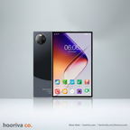 E60 Pro Black Tablet on Grey Hooriva Background