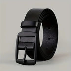 Men's Business Casual Belt – Versatile Pin Buckle | Black, Coffee & Khaki | 120cm | Hooriva