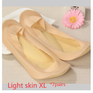 3D Air Cushion Invisible Boat Socks | Massage Sole, Silicone Grip, No-Show Women's Socks | HOORIVA