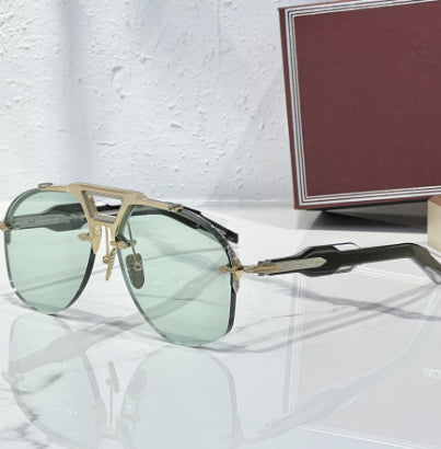 Light Luxury Metal INS-style Pilot Sunglasses For Sun Protection