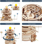 Robotime ROKR Mechanical Orrery 3D Wooden Puzzle – 316pcs Solar System Model