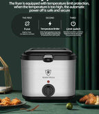 Visual Multifunctional Electric Air Fryer | 2.5L Skewer & French Fries Machine | EU/UK/US