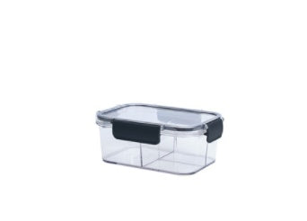 Airtight Square Food Storage Box with Lid – Clear Fresh-Keeping Container with Silicone Seal (450ml / 800ml / 1100ml)